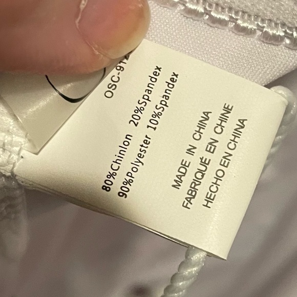 Cupshe White Floral One Piece Swimsuit XL - Picture 5 of 6